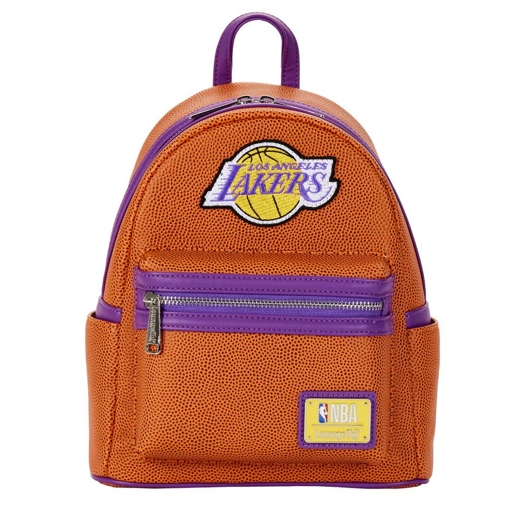 Loungefly NBA Los Angeles Lakers Basketball Logo Mini Backpack