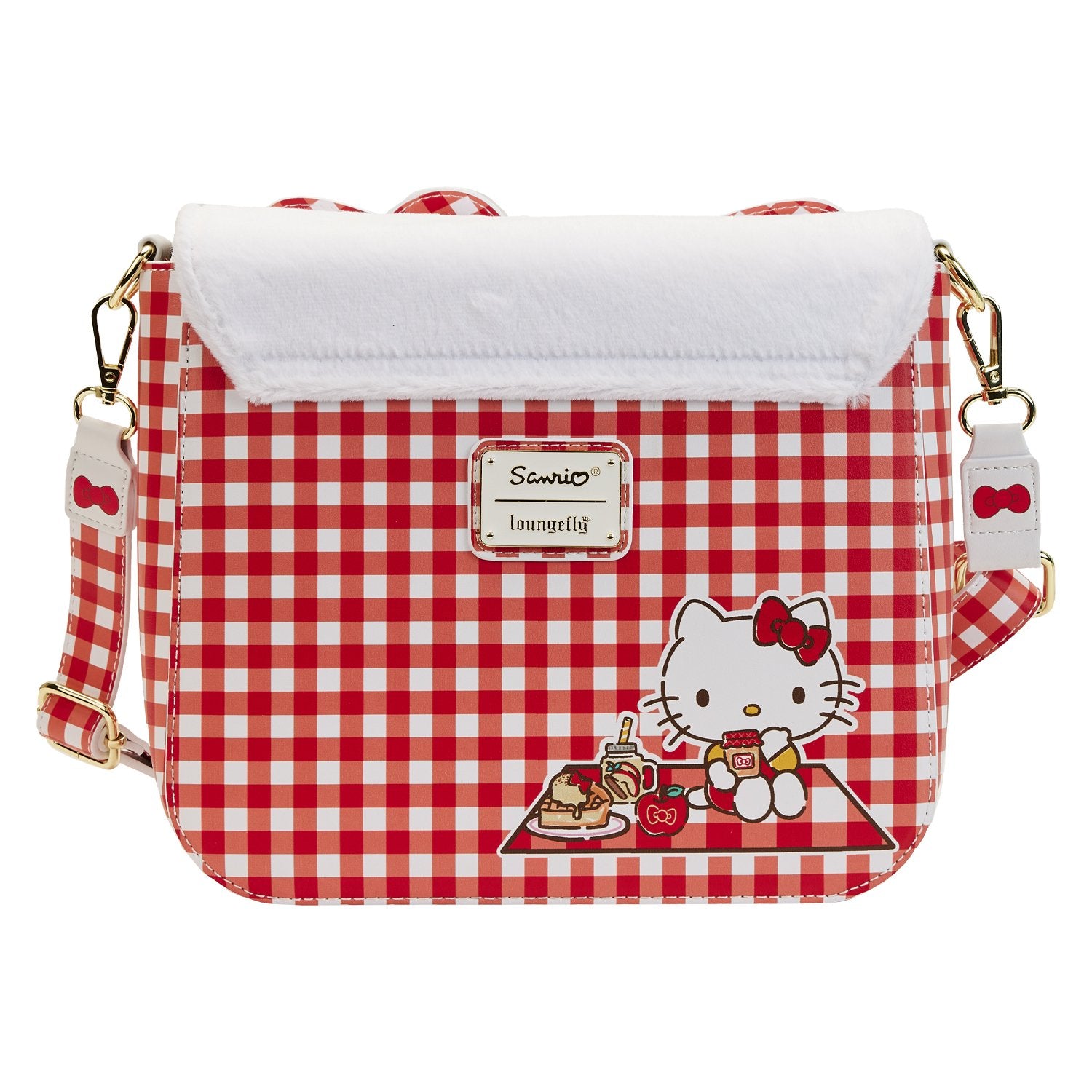 Loungefly Sanrio Hello Kitty Gingham Cosplay Crossbody