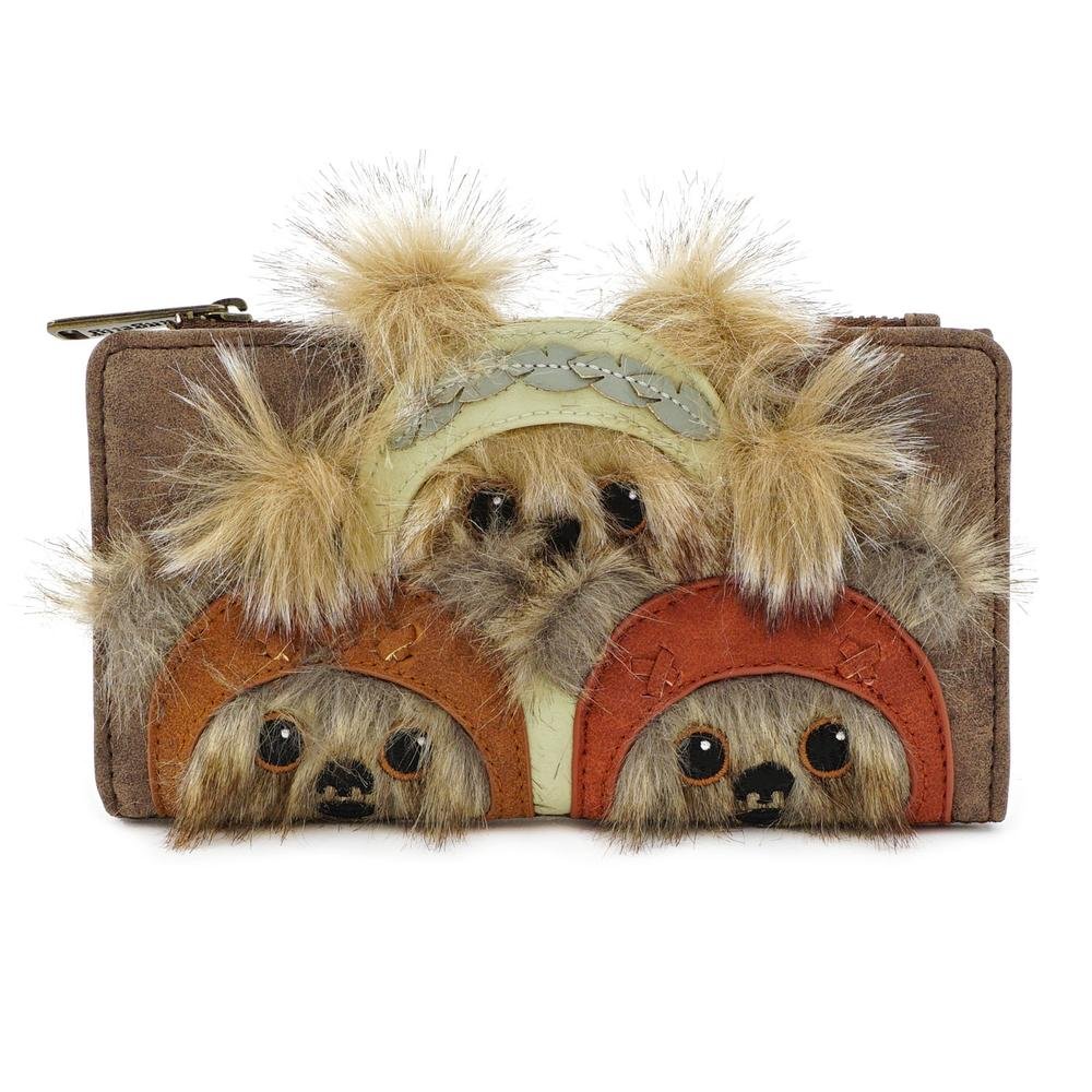 Loungefly Disney Star Wars Ewok Trio Faux Leather Wallet