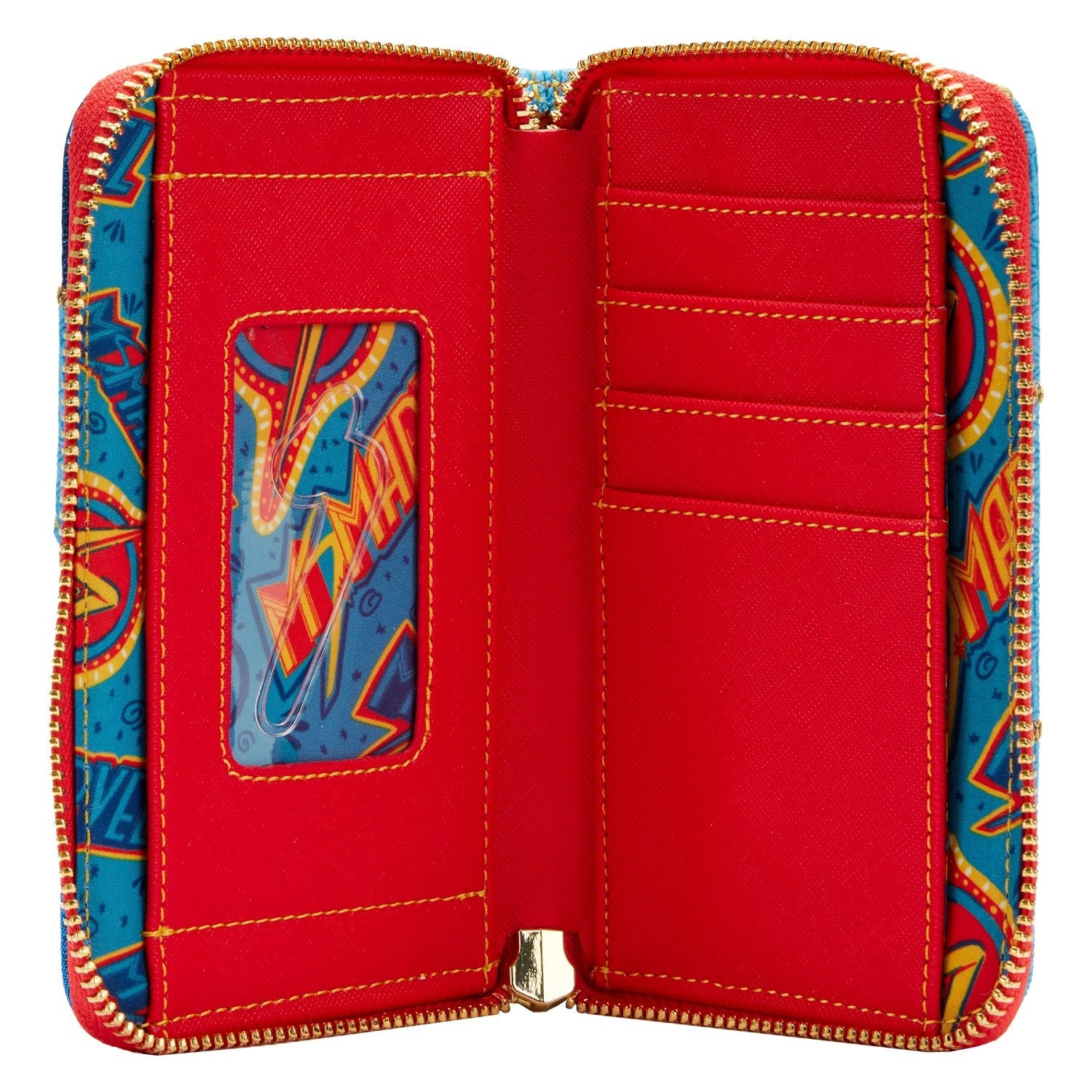 Loungefly Marvel Ms Marvel Cosplay Zip-Around Wallet