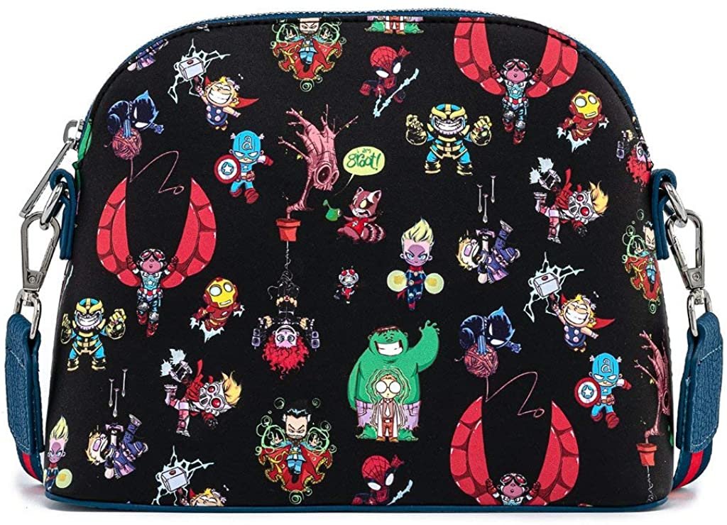 Loungefly Marvel Skottie Young Chibi Group Crossbody