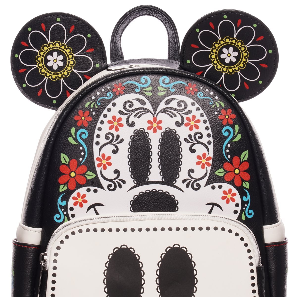 Loungefly Disney Mickey Mouse Dia de los Muertos Sugar Skull Mini Backpack - Entertainment Earth Ex