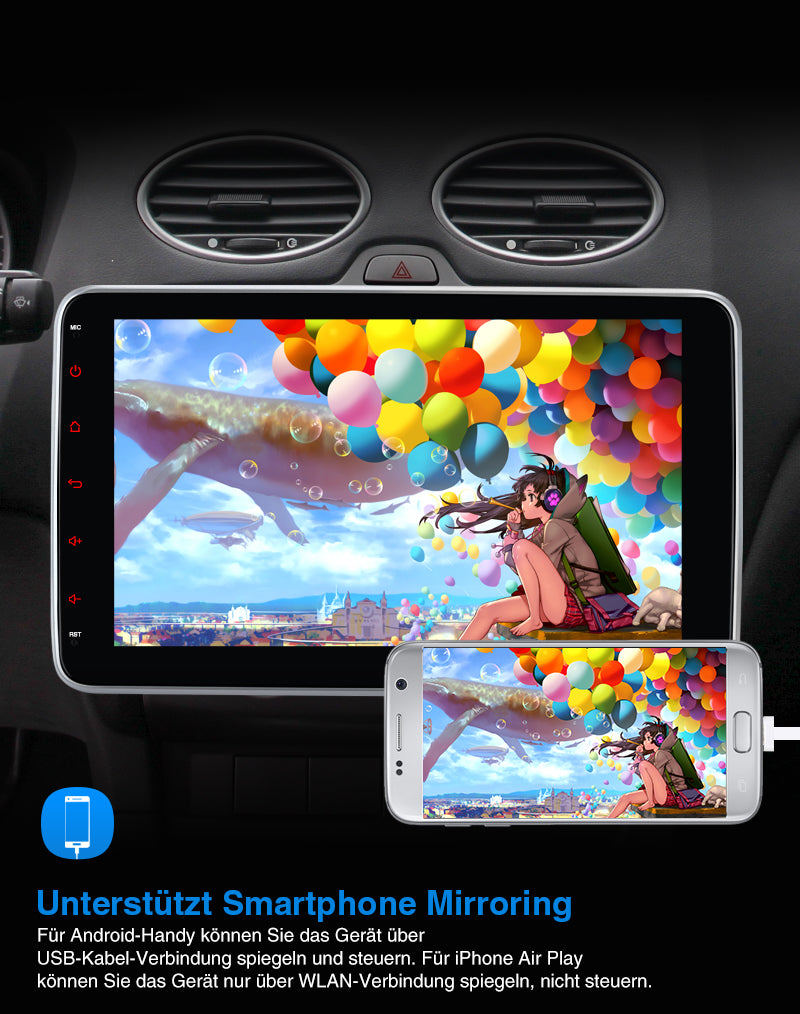 Pumpkin 2Din Android 12 Autoradio mit 10.1 Zoll Bildschirm und Kamera –  PumpkinDE
