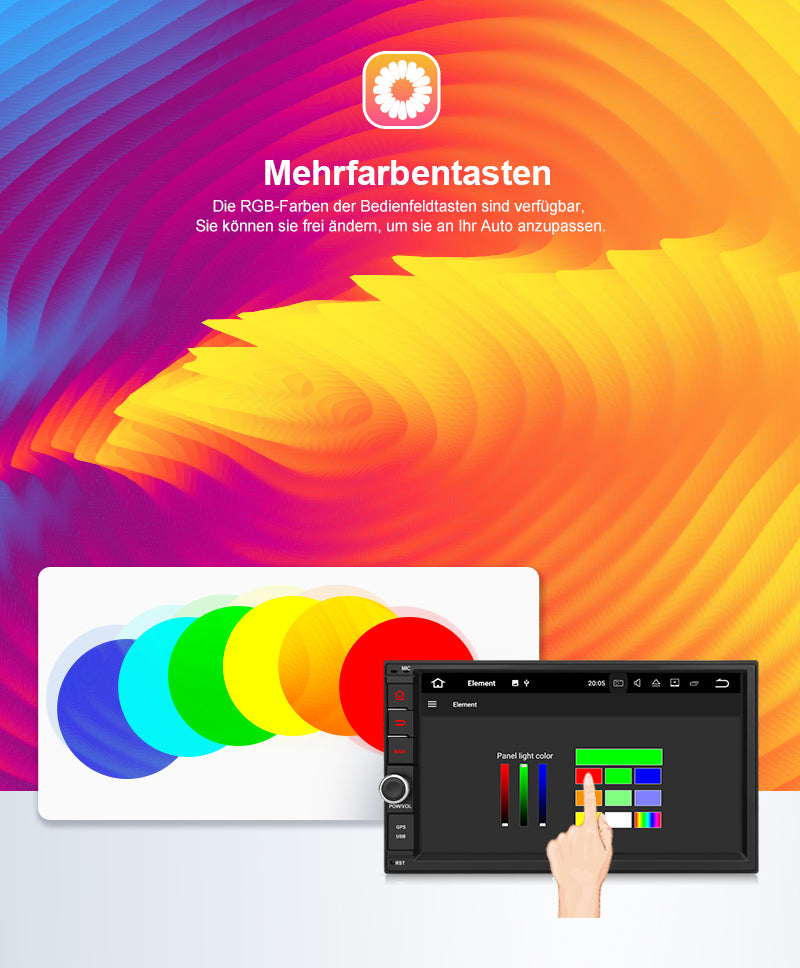 pumpkin Android 11 car radio