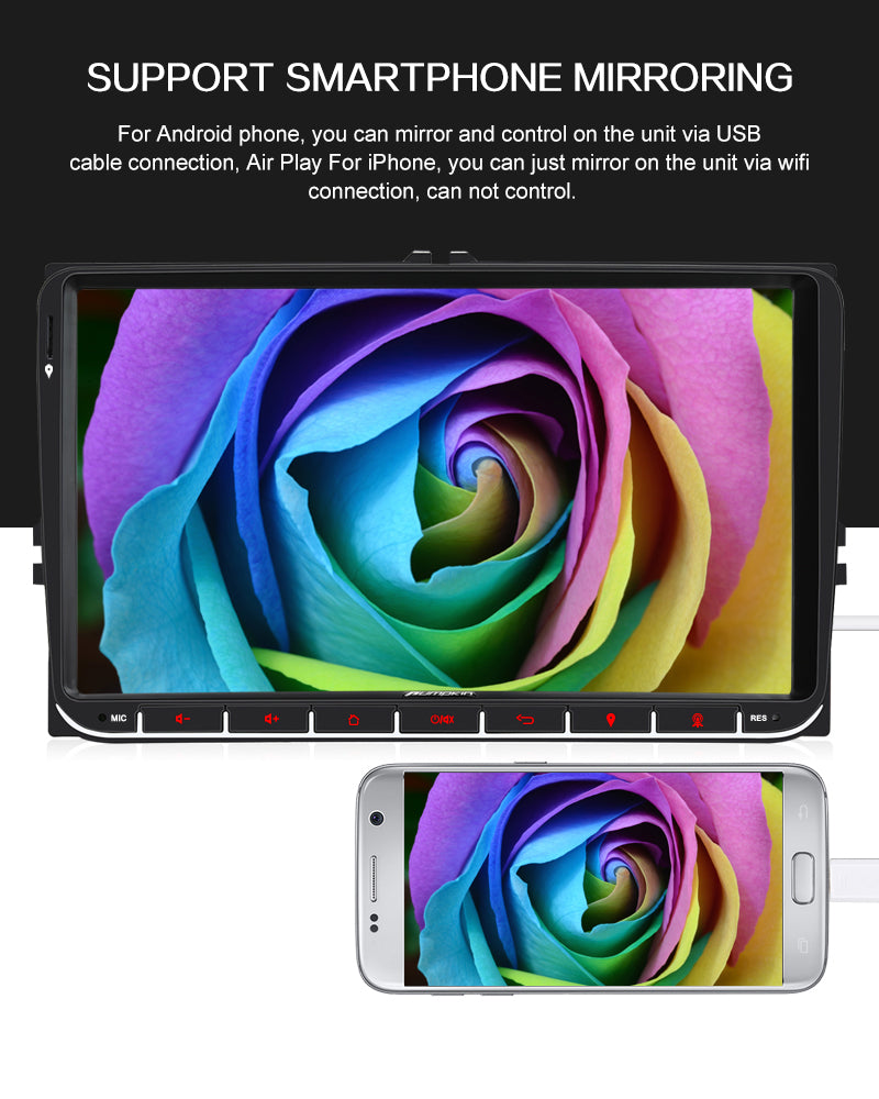 pumpkin vw android 11 car radio