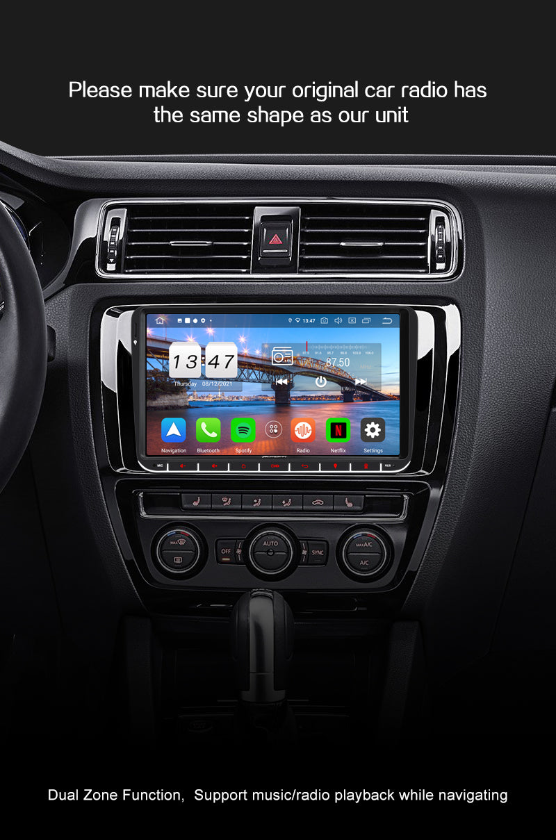VW car radio navigation