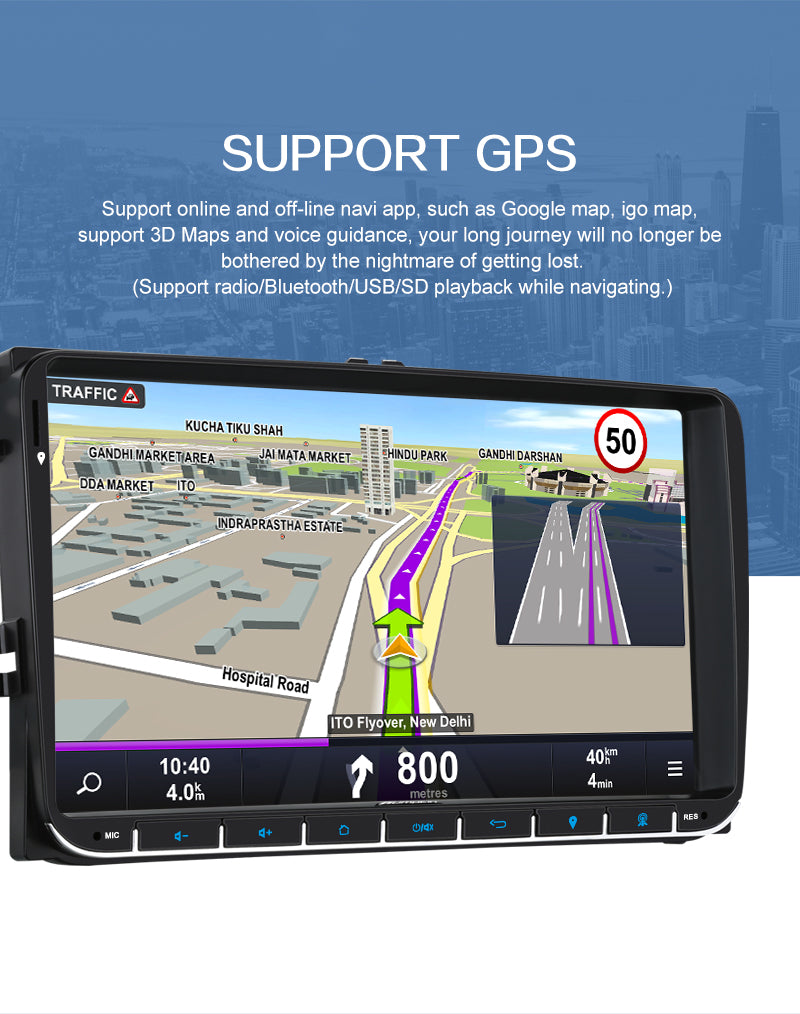 pumpkin vw android 11 car radio