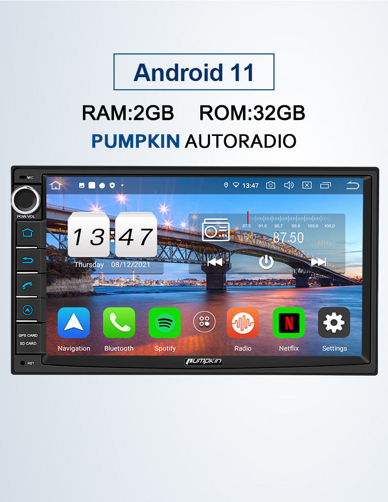 pumpkin Android 11 autoradio