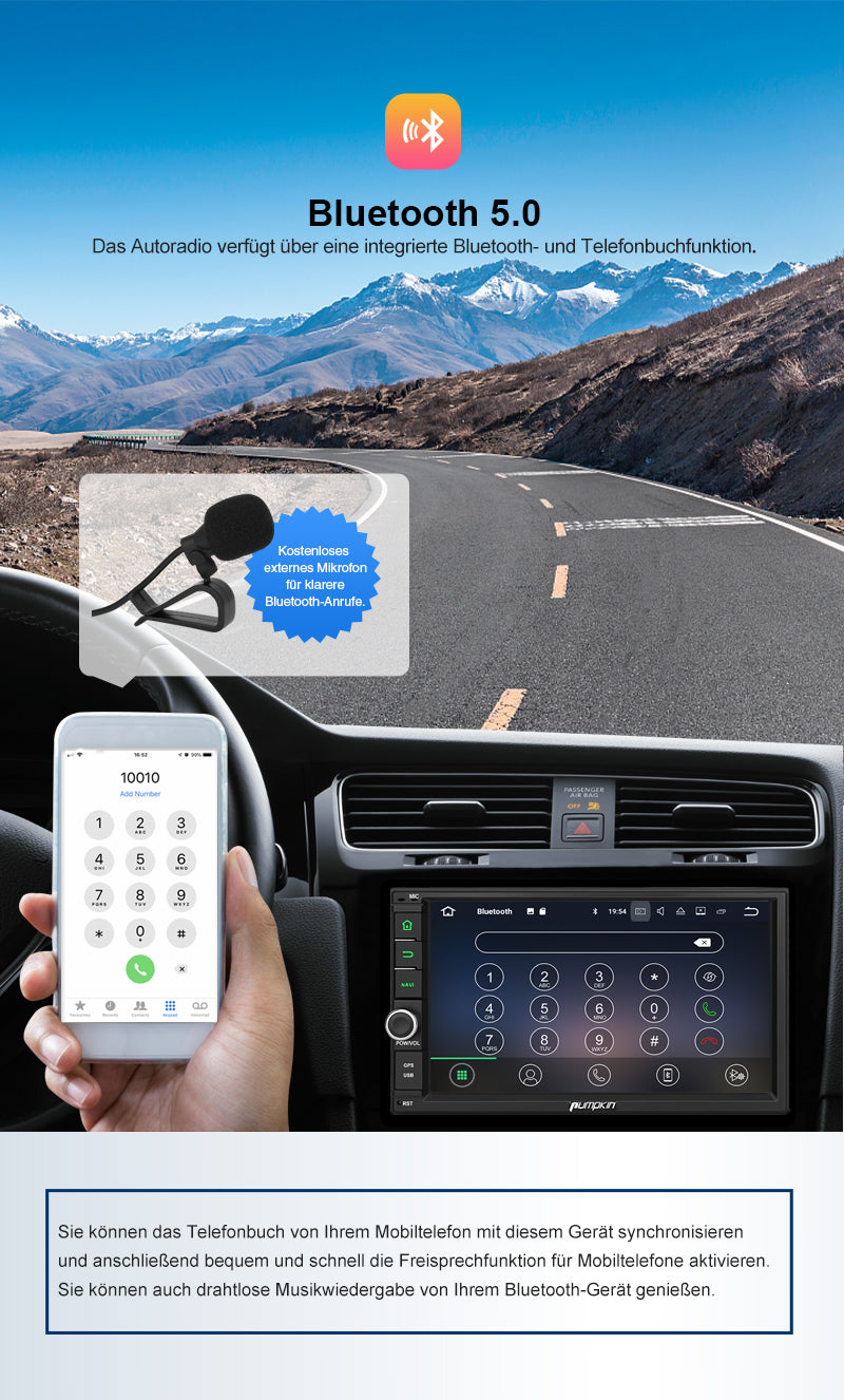 pumpkin 9 inch 2 Din IPS touchscreen VW Android 11 car radio