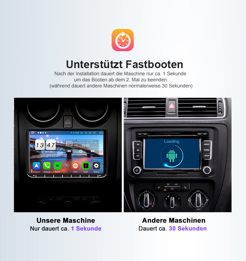 citrouille 9 pouces 2 Din IPS écran tactile VW Android 11 autoradio