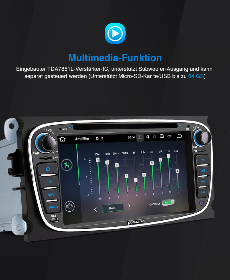 Pumpkin ford s max android radio