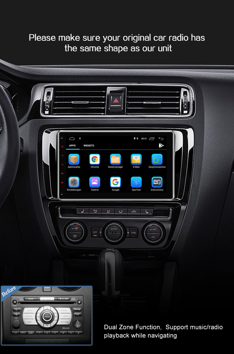 autoradio 2 din seat altea
