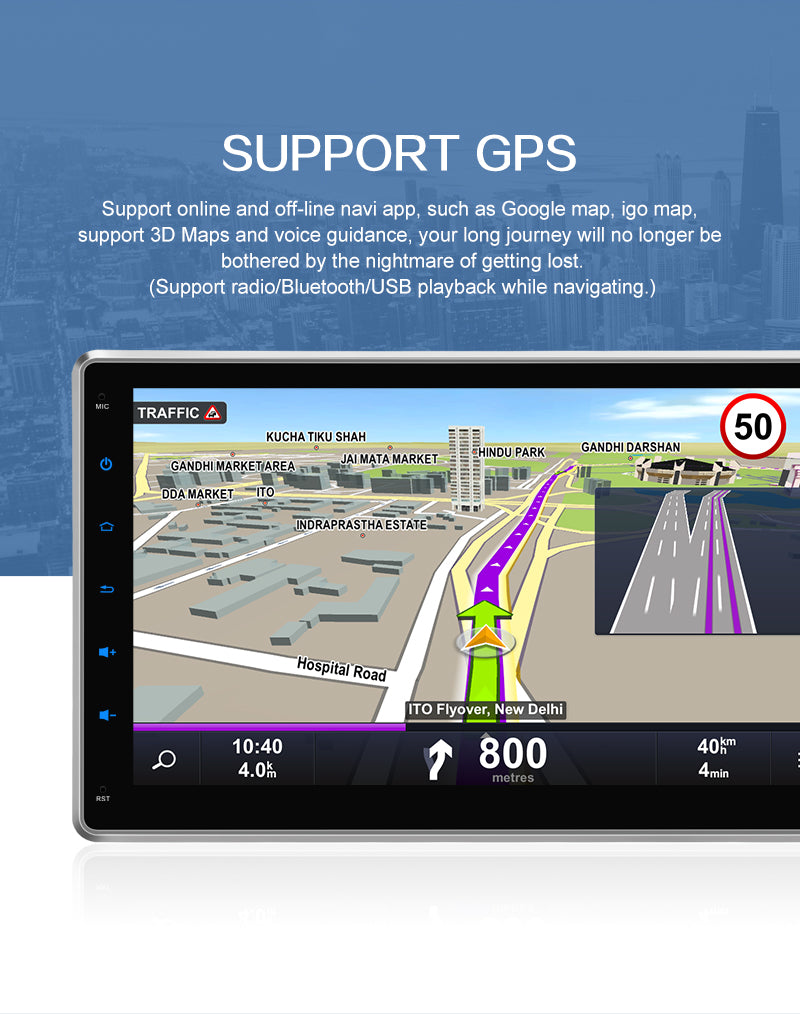 android 10 auto radio din 2