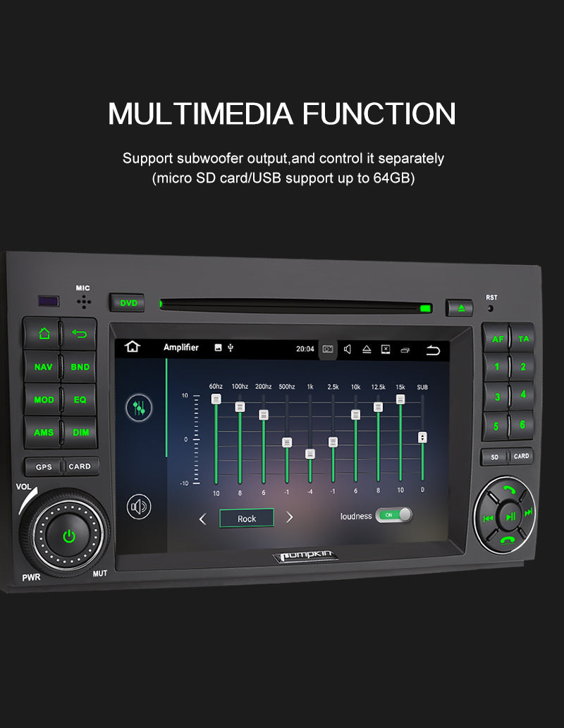 autoradio android 10 mercedes clk