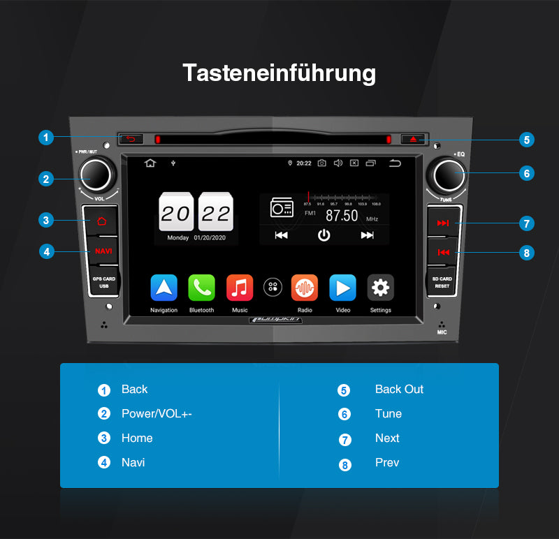 autopumpkin opel Android 11 autoradio