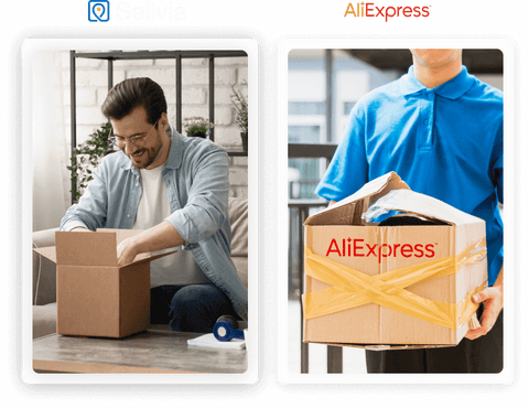 sellvia vs aliexpress package
