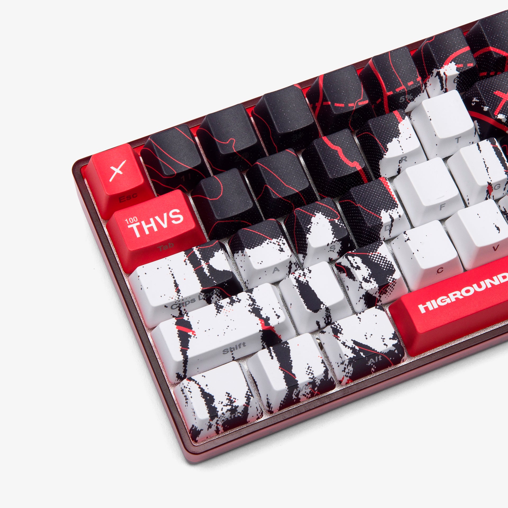 100T x HG 68 Keycaps Set - Onyx