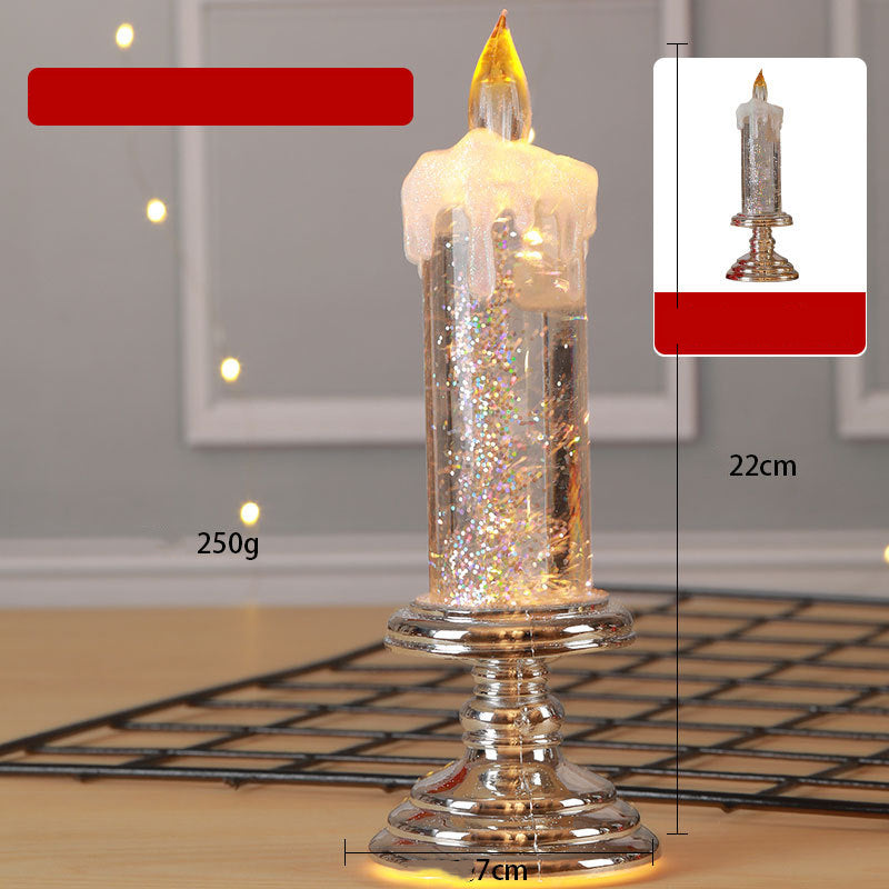 LED Christmas Candle W/ Pedestal