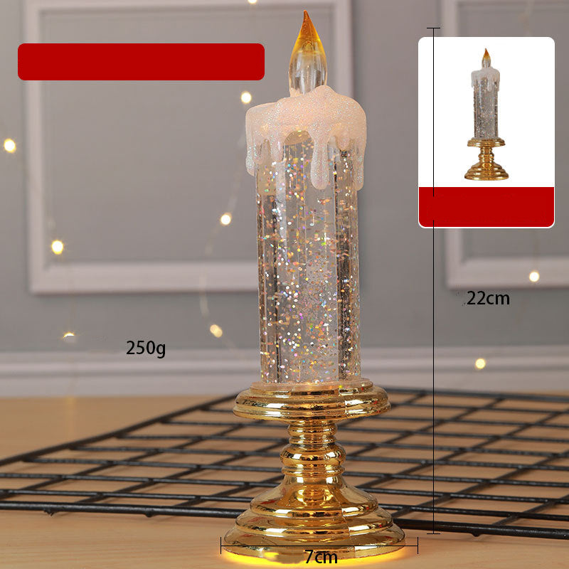 LED Christmas Candle W/ Pedestal