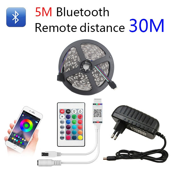 Bluetooth LED Strip W/ Remote