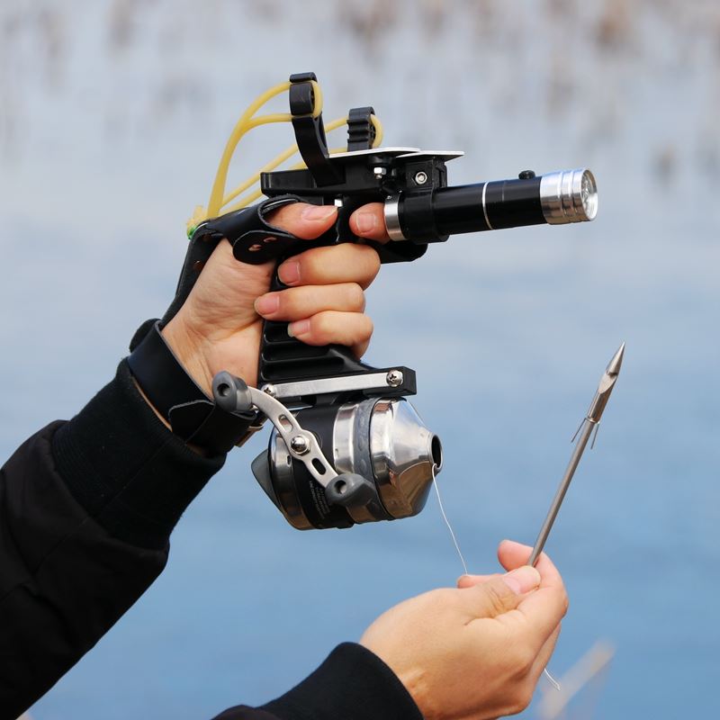 Laser Light Spearfishing Rod And Reel Set