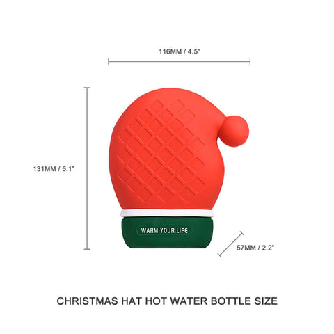 Creative Christmas Silicone Hand Warmer Hot Water Bottle