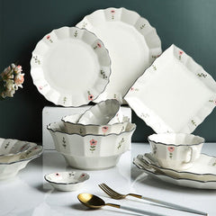 Floral Ceramic Tableware Set
