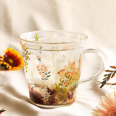 Flower Glass Cup
