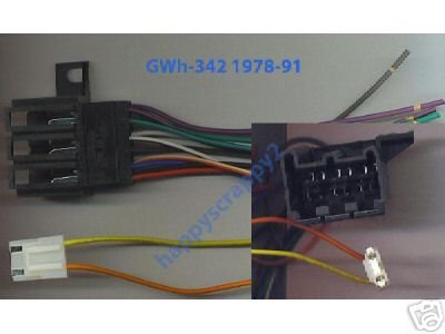 Stereo Wire Harness Chevy Chevette 78 79 80 81 82 (car Radio Wiring installat.