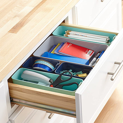 Mainstays Set of 5 Flexible Drawer Storage Organizers