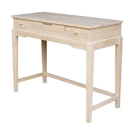International Concepts Dt-2 Vanity Table, Ready to Finish