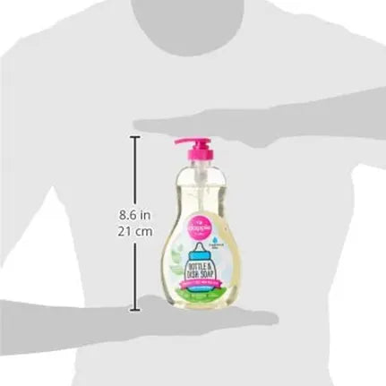 Dapple Baby Bottle and Dish Liquid, Fragrance-Free, 16.9 fl oz