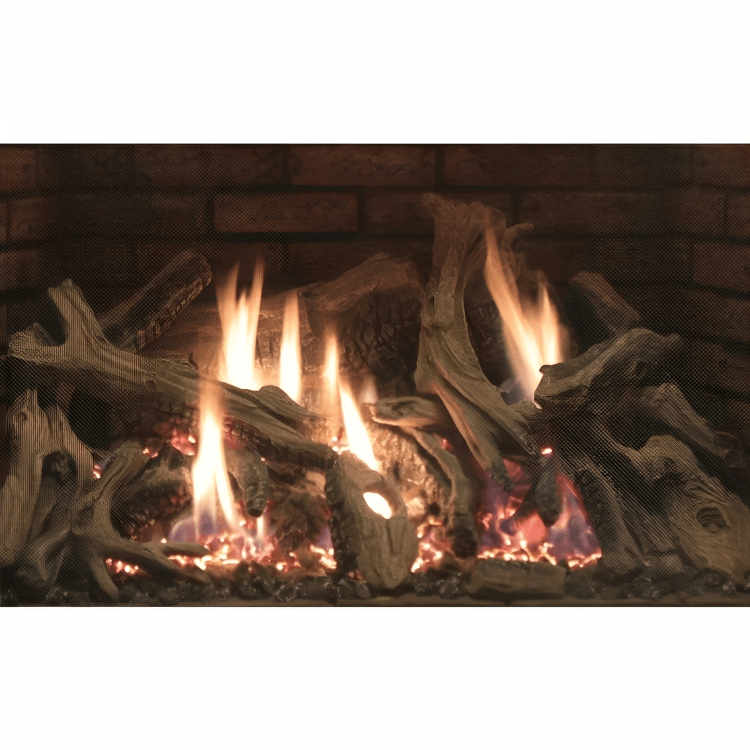 Empire White Mountain Hearth Rushmore 30-inch Ceramic Fiber, Driftwood Log Set LS30DINF