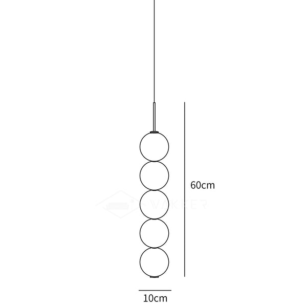 Abacus Pendant Light dimensions