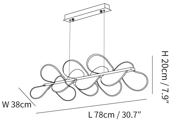 Bain Flying Flowers — rectangular