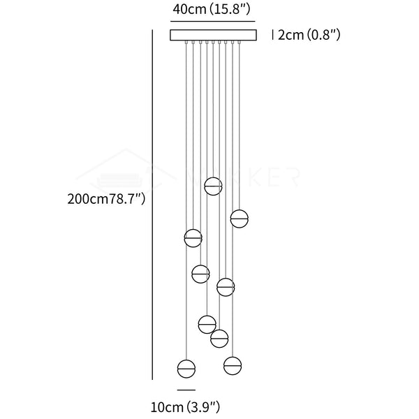 Discount ⌛ Vakkerlight Ball Crystal Pendant Light 🤩 118 Discount ⌛ Vakkerlight Ball Crystal Pendant Light 🤩 -Vakkerlight Sales Store