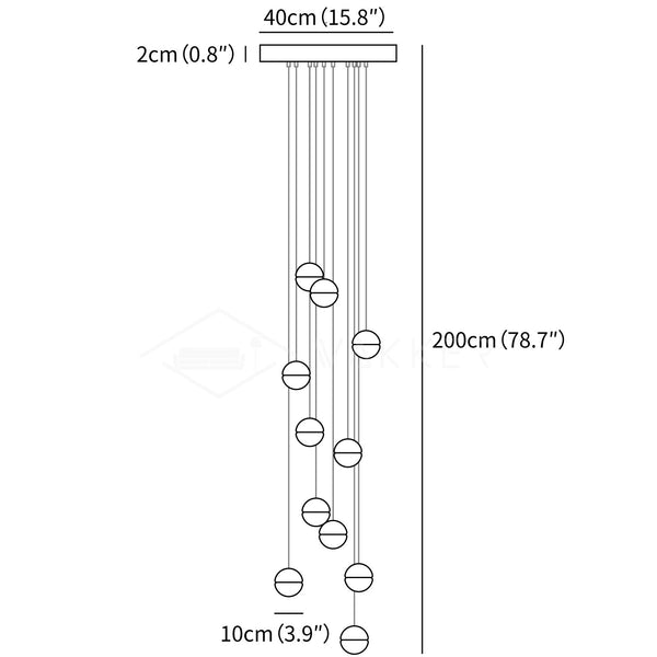 Discount ⌛ Vakkerlight Ball Crystal Pendant Light 🤩 119 Discount ⌛ Vakkerlight Ball Crystal Pendant Light 🤩 -Vakkerlight Sales Store