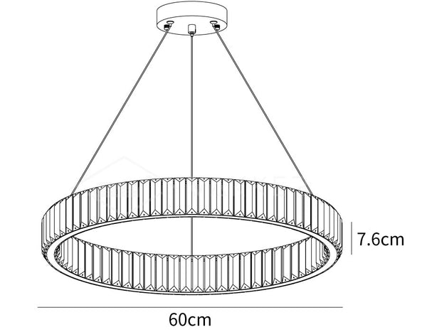 Bertolda Chandeliers dimensions