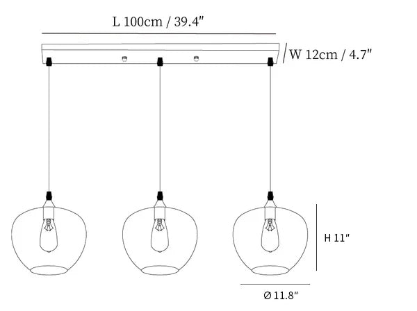 3 Heads E Rectangle Canopy