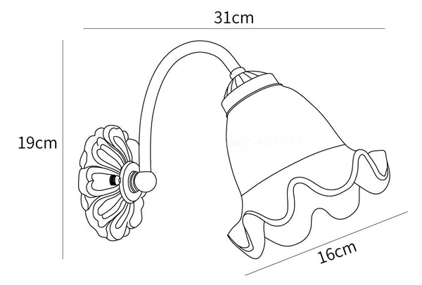 Applique Murale Fleur