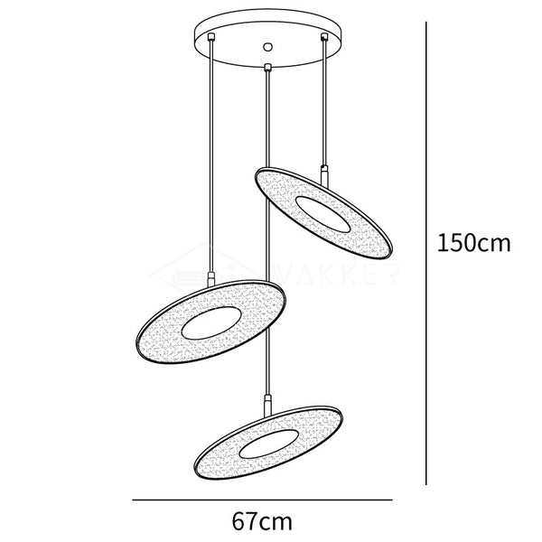 Circa Pendant Lamp dimensions