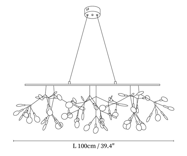 Люстра Long Style Firefly LED - модель B