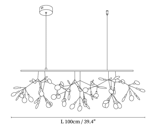Люстра Long Style Firefly LED - модель A