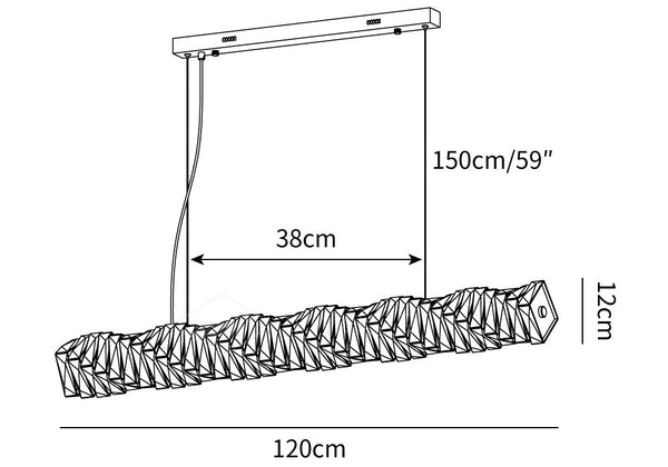 Coupon 👍 Vakkerlight Long Crystal Pendant Lamp 🥰 96 Coupon 👍 Vakkerlight Long Crystal Pendant Lamp 🥰 -Vakkerlight Sales Store