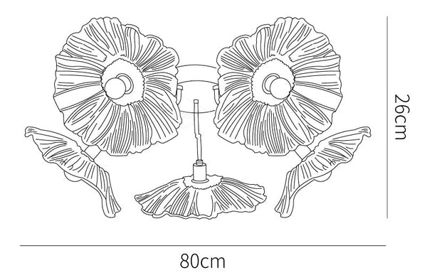 New ๐ Vakkerlight Lotus Leaf Glass Ceiling Lamp ๐ฏ 91 New ๐ Vakkerlight Lotus Leaf Glass Ceiling Lamp ๐ฏ -Vakkerlight Sales Store