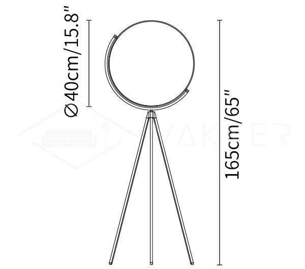 Best reviews of 👍 Vakkerlight Superloon LED Floor Lamp 🤩 -Vakkerlight Sales Store