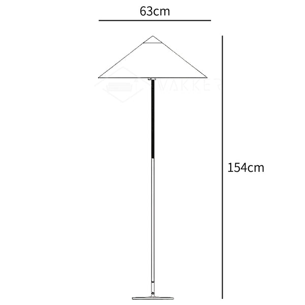 Tynell Floor Lamp dimensions