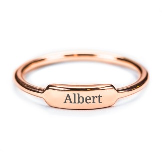 Engravable Bar Ring