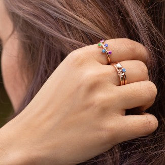 Classic Bezel Set Promise Ring