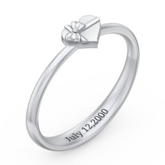 Flourish Rose Promise Ring